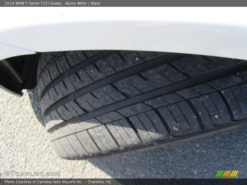 Alpine White / Black 2014 BMW 5 Series 535i Sedan