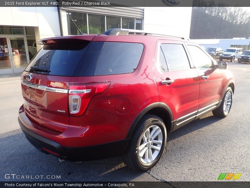 Ruby Red / Charcoal Black 2015 Ford Explorer XLT 4WD