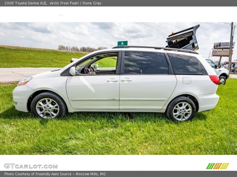 Arctic Frost Pearl / Stone Gray 2006 Toyota Sienna XLE