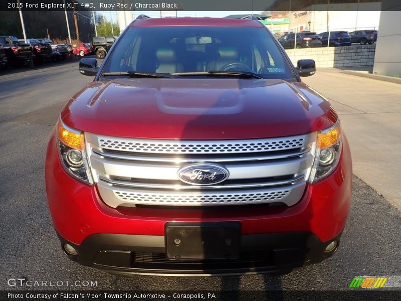 Ruby Red / Charcoal Black 2015 Ford Explorer XLT 4WD