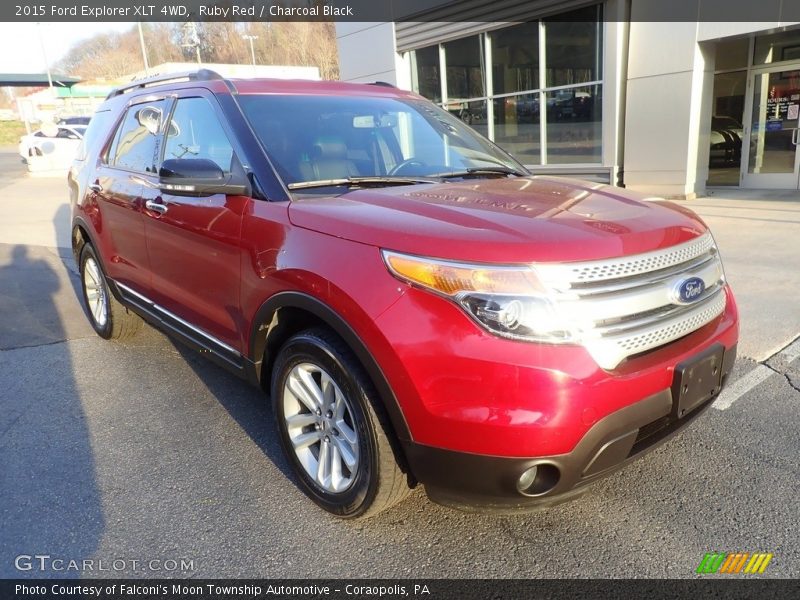 Ruby Red / Charcoal Black 2015 Ford Explorer XLT 4WD