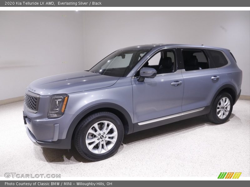 Everlasting Silver / Black 2020 Kia Telluride LX AWD