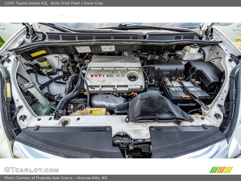 Arctic Frost Pearl / Stone Gray 2006 Toyota Sienna XLE