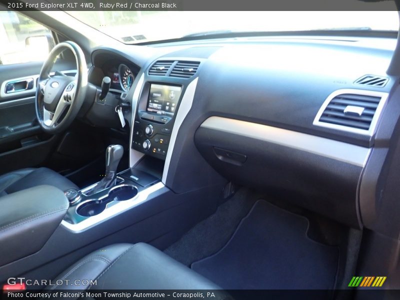 Ruby Red / Charcoal Black 2015 Ford Explorer XLT 4WD