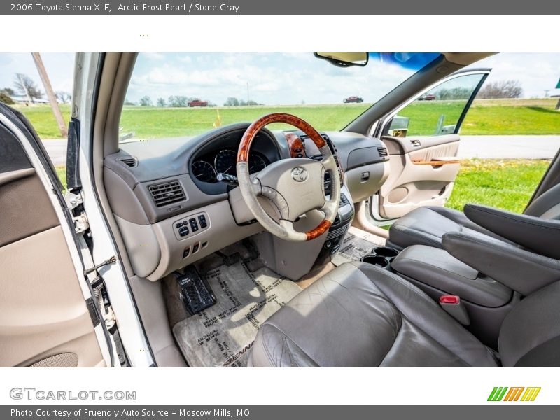 Arctic Frost Pearl / Stone Gray 2006 Toyota Sienna XLE