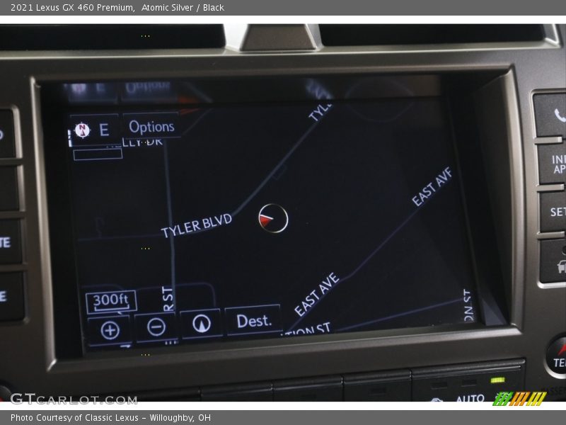 Navigation of 2021 GX 460 Premium