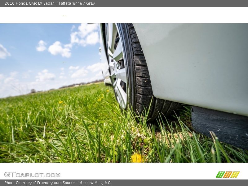 Taffeta White / Gray 2010 Honda Civic LX Sedan