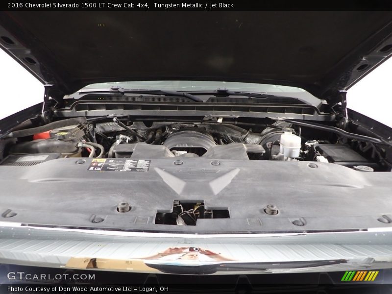 Tungsten Metallic / Jet Black 2016 Chevrolet Silverado 1500 LT Crew Cab 4x4