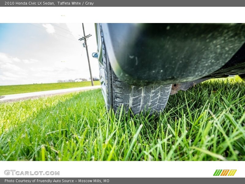 Taffeta White / Gray 2010 Honda Civic LX Sedan