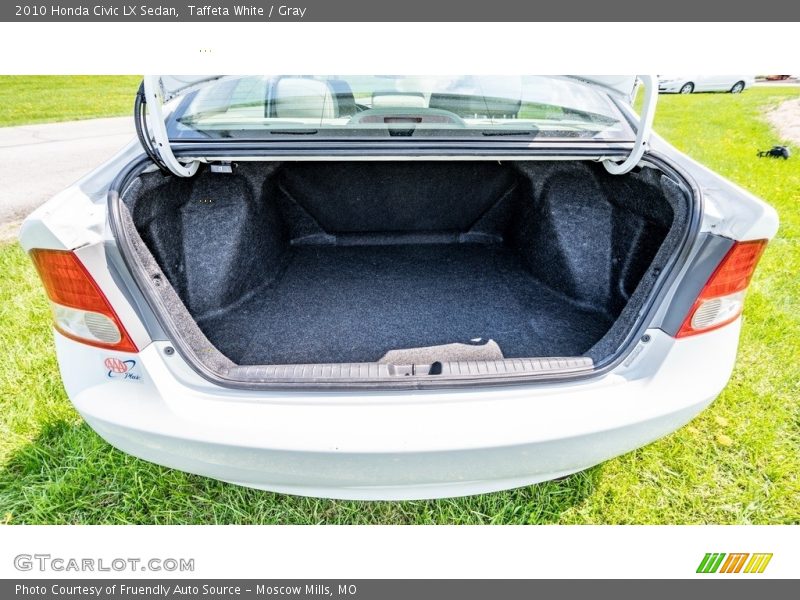 Taffeta White / Gray 2010 Honda Civic LX Sedan