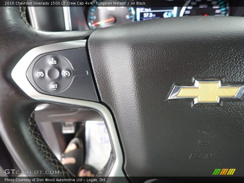 Tungsten Metallic / Jet Black 2016 Chevrolet Silverado 1500 LT Crew Cab 4x4