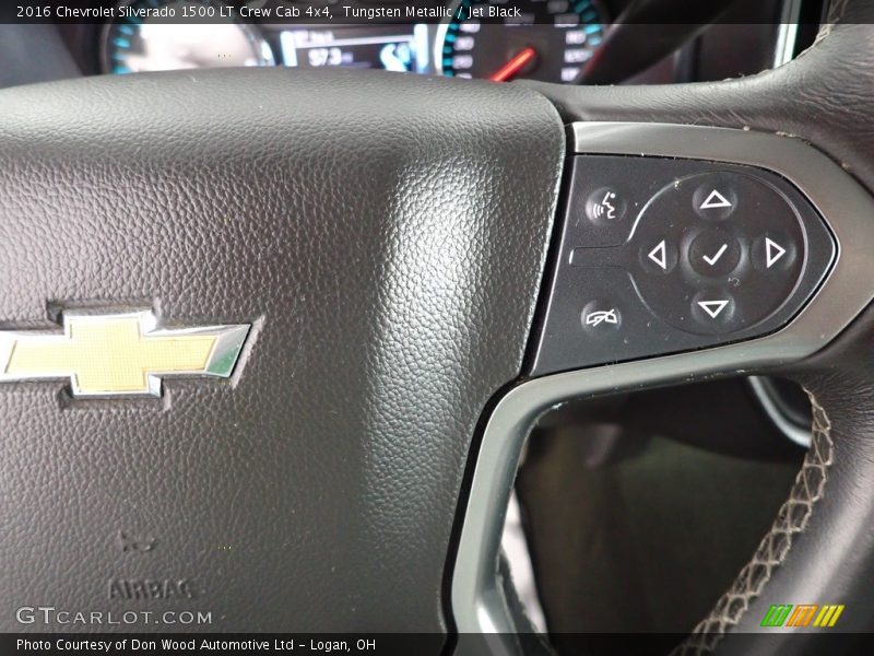 Tungsten Metallic / Jet Black 2016 Chevrolet Silverado 1500 LT Crew Cab 4x4