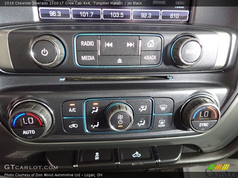 Tungsten Metallic / Jet Black 2016 Chevrolet Silverado 1500 LT Crew Cab 4x4