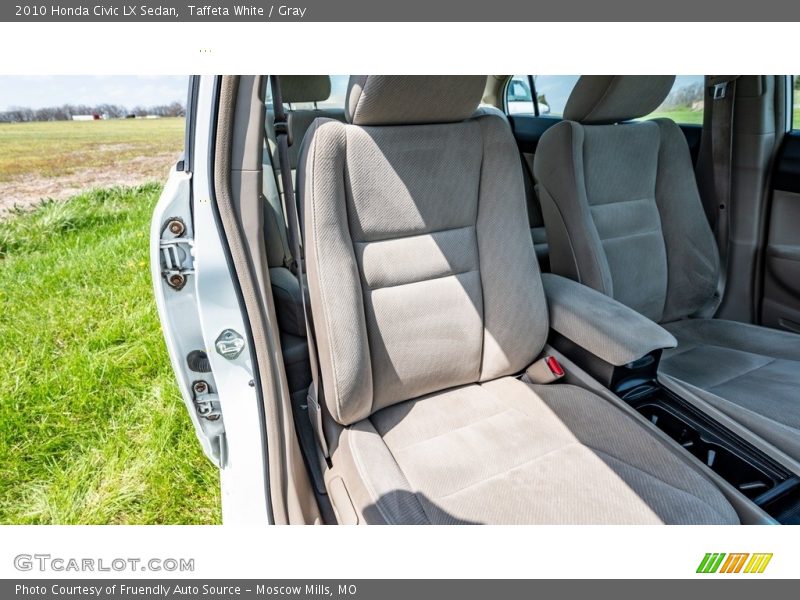 Taffeta White / Gray 2010 Honda Civic LX Sedan