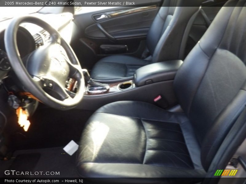 Pewter Silver Metallic / Black 2005 Mercedes-Benz C 240 4Matic Sedan