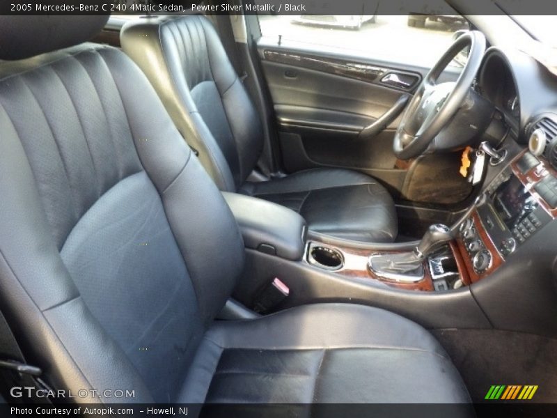 Pewter Silver Metallic / Black 2005 Mercedes-Benz C 240 4Matic Sedan
