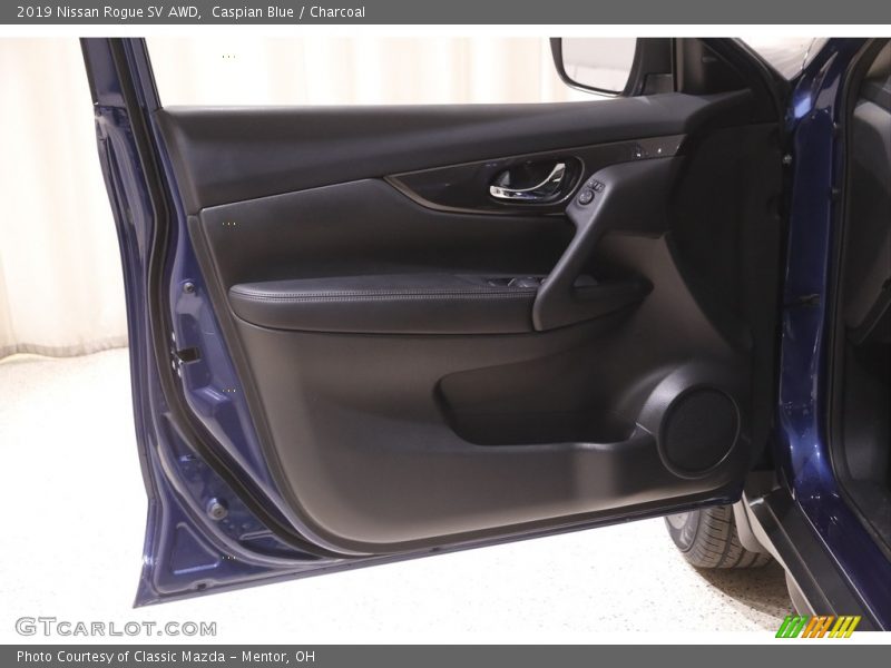 Caspian Blue / Charcoal 2019 Nissan Rogue SV AWD