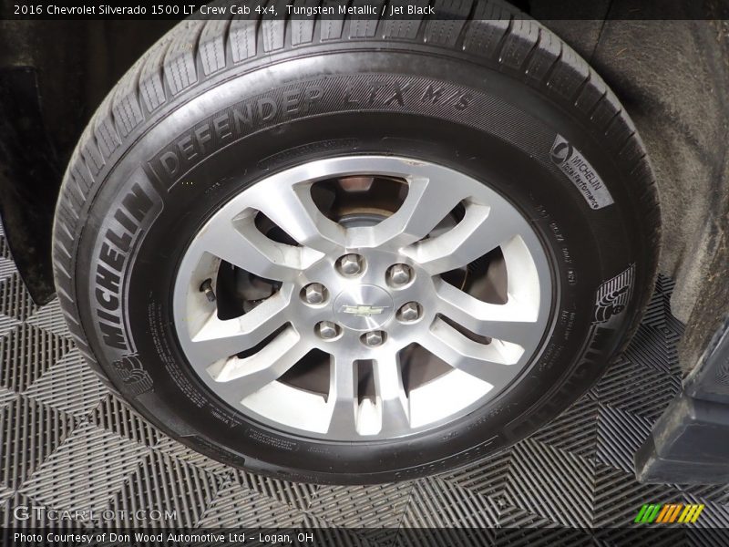 Tungsten Metallic / Jet Black 2016 Chevrolet Silverado 1500 LT Crew Cab 4x4