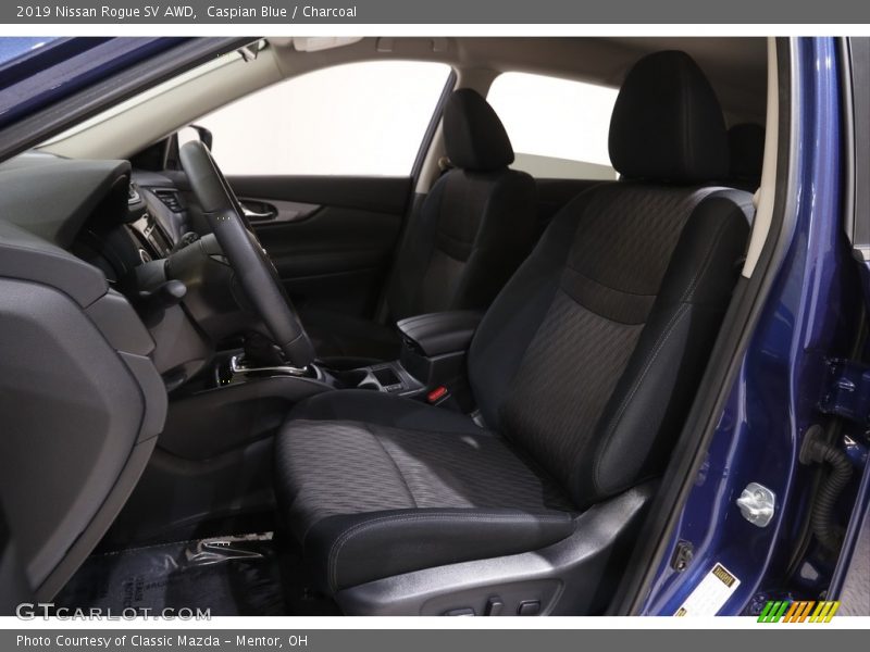 Caspian Blue / Charcoal 2019 Nissan Rogue SV AWD
