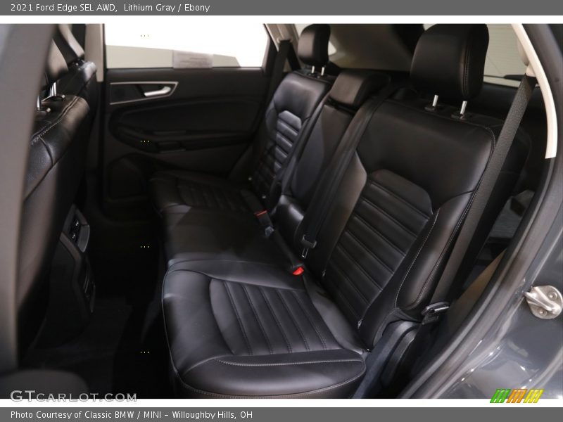 Rear Seat of 2021 Edge SEL AWD