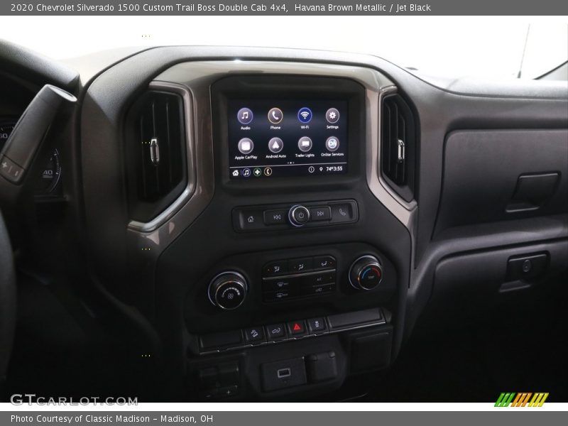 Havana Brown Metallic / Jet Black 2020 Chevrolet Silverado 1500 Custom Trail Boss Double Cab 4x4