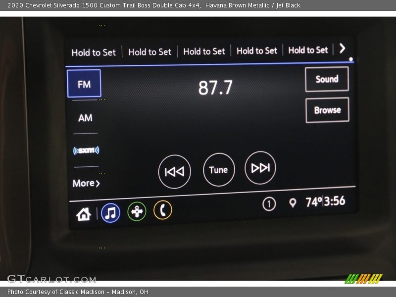 Havana Brown Metallic / Jet Black 2020 Chevrolet Silverado 1500 Custom Trail Boss Double Cab 4x4