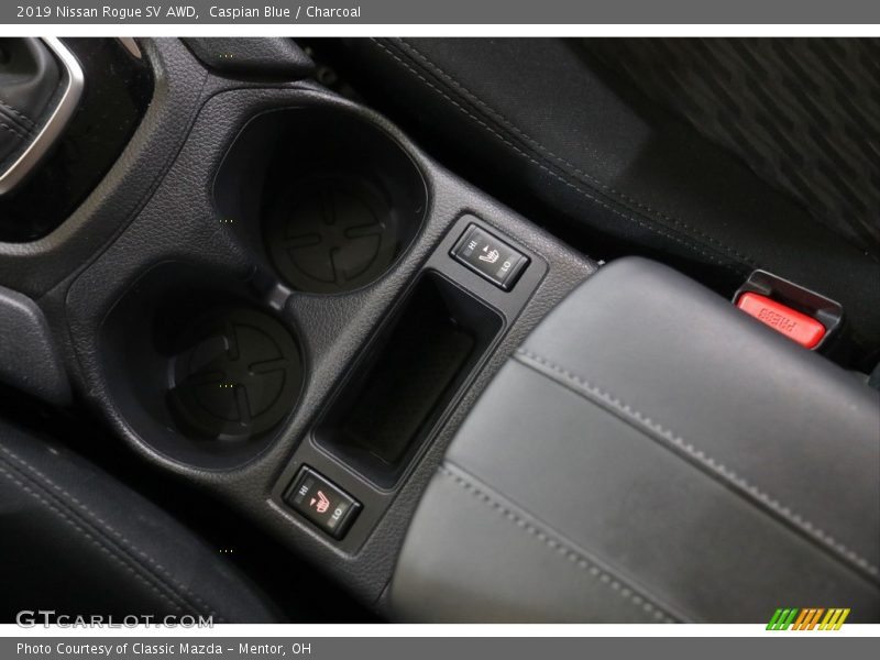 Caspian Blue / Charcoal 2019 Nissan Rogue SV AWD