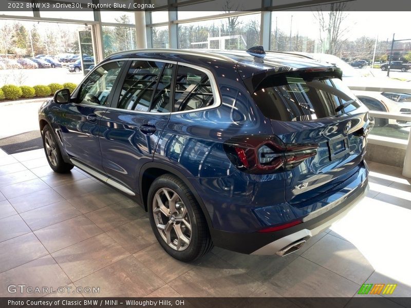 Phytonic Blue / Cognac 2022 BMW X3 xDrive30i
