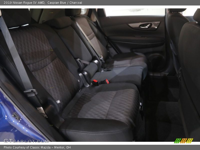 Caspian Blue / Charcoal 2019 Nissan Rogue SV AWD