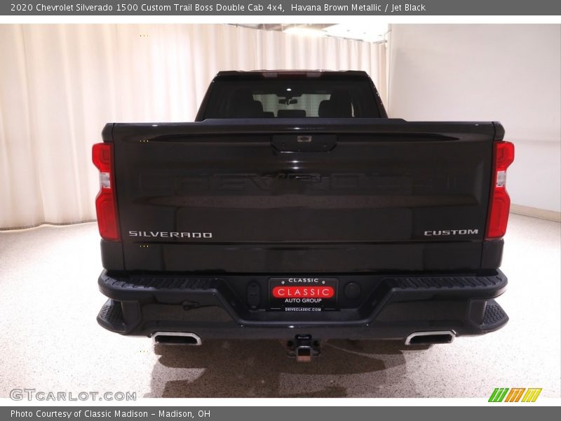 Havana Brown Metallic / Jet Black 2020 Chevrolet Silverado 1500 Custom Trail Boss Double Cab 4x4