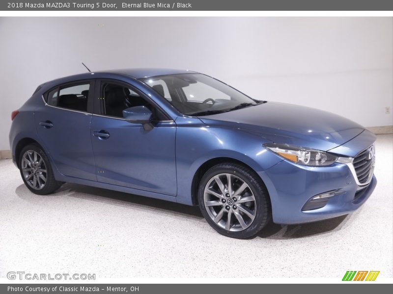 Eternal Blue Mica / Black 2018 Mazda MAZDA3 Touring 5 Door