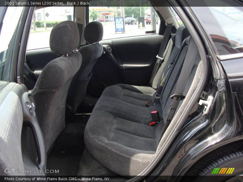 Black / Black 2001 Saturn L Series L200 Sedan
