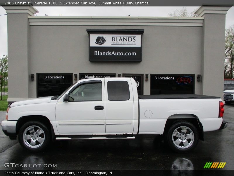 Summit White / Dark Charcoal 2006 Chevrolet Silverado 1500 LS Extended Cab 4x4