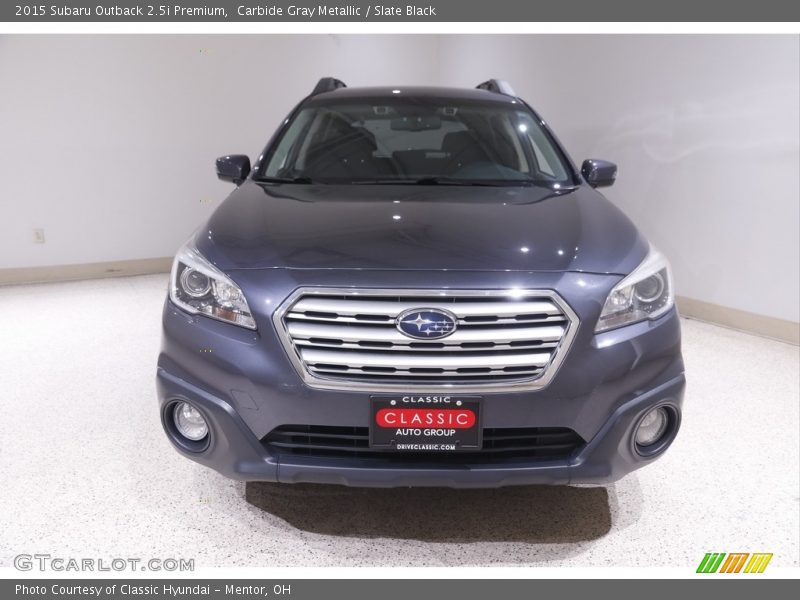 Carbide Gray Metallic / Slate Black 2015 Subaru Outback 2.5i Premium