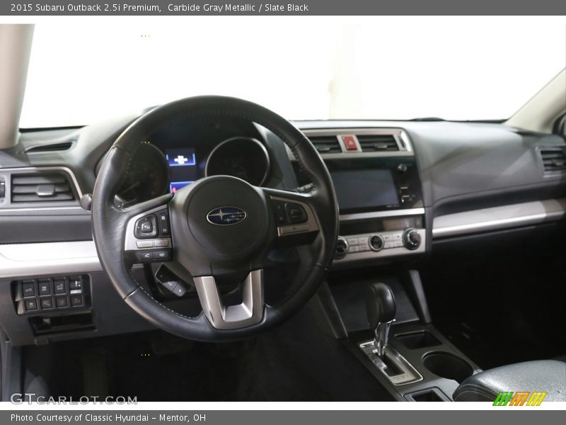 Carbide Gray Metallic / Slate Black 2015 Subaru Outback 2.5i Premium