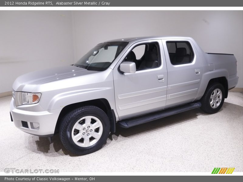 Alabaster Silver Metallic / Gray 2012 Honda Ridgeline RTS