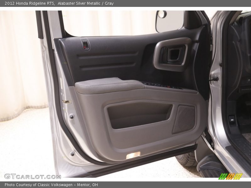 Alabaster Silver Metallic / Gray 2012 Honda Ridgeline RTS
