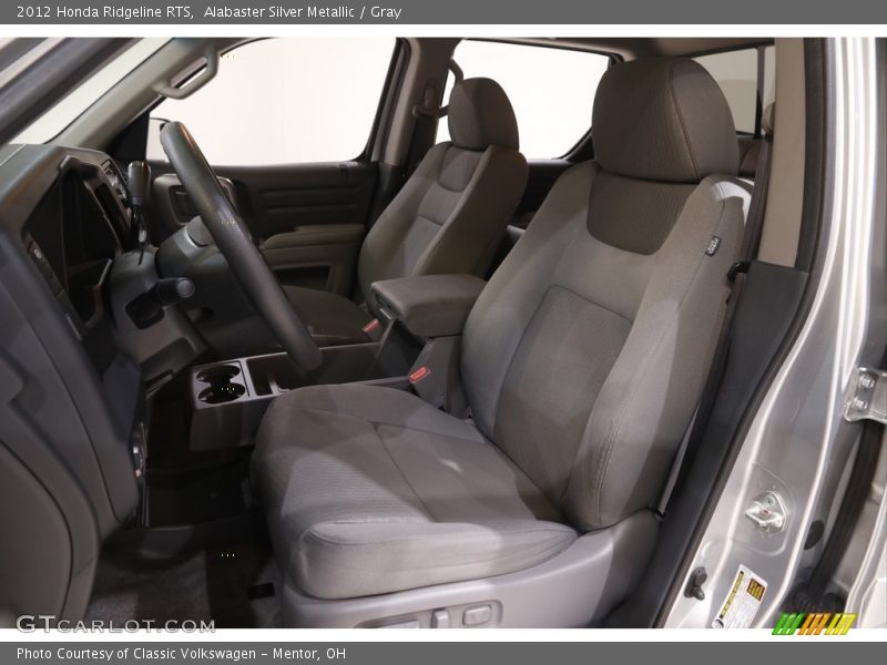 Alabaster Silver Metallic / Gray 2012 Honda Ridgeline RTS