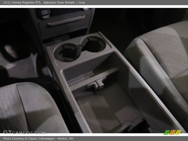 Alabaster Silver Metallic / Gray 2012 Honda Ridgeline RTS