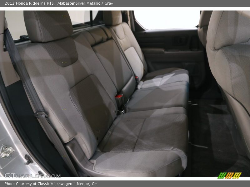 Alabaster Silver Metallic / Gray 2012 Honda Ridgeline RTS