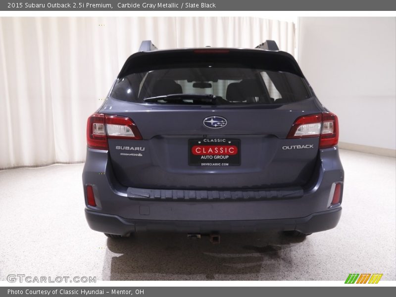Carbide Gray Metallic / Slate Black 2015 Subaru Outback 2.5i Premium