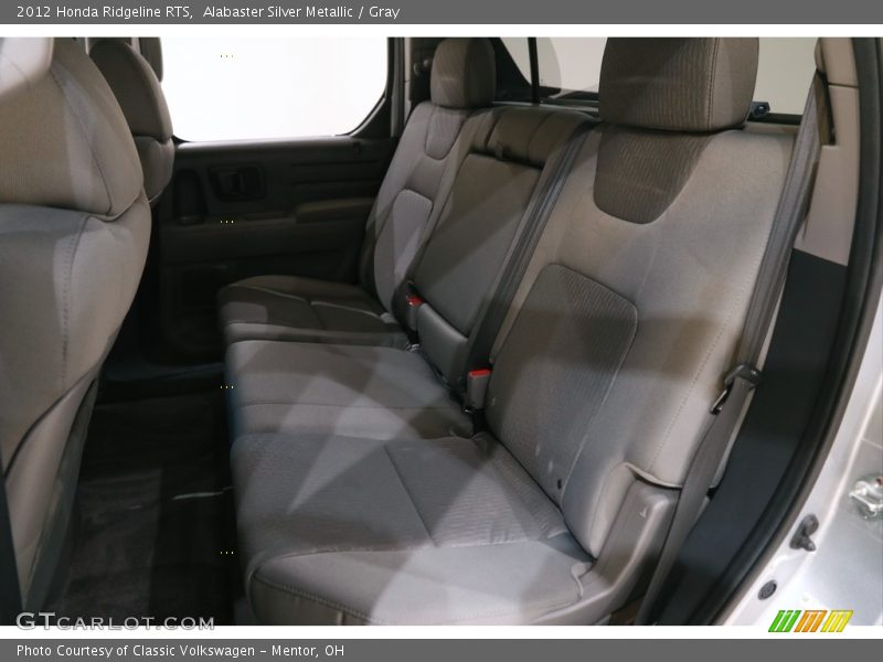 Alabaster Silver Metallic / Gray 2012 Honda Ridgeline RTS