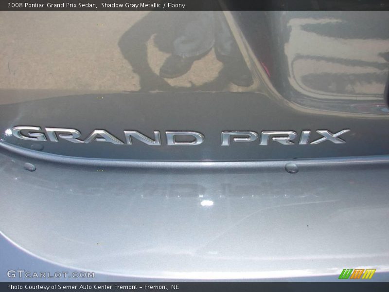 Shadow Gray Metallic / Ebony 2008 Pontiac Grand Prix Sedan
