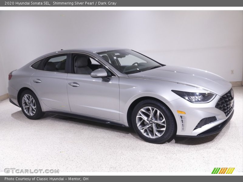 Shimmering Silver Pearl / Dark Gray 2020 Hyundai Sonata SEL