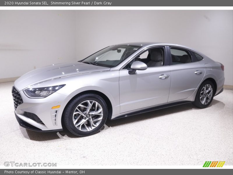 Shimmering Silver Pearl / Dark Gray 2020 Hyundai Sonata SEL