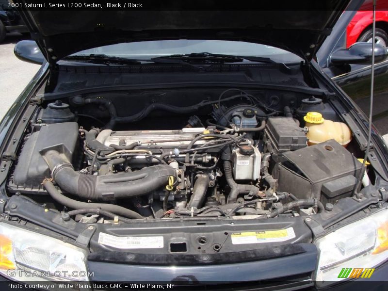 Black / Black 2001 Saturn L Series L200 Sedan