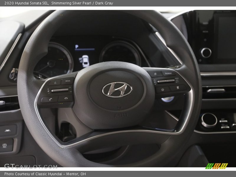 Shimmering Silver Pearl / Dark Gray 2020 Hyundai Sonata SEL