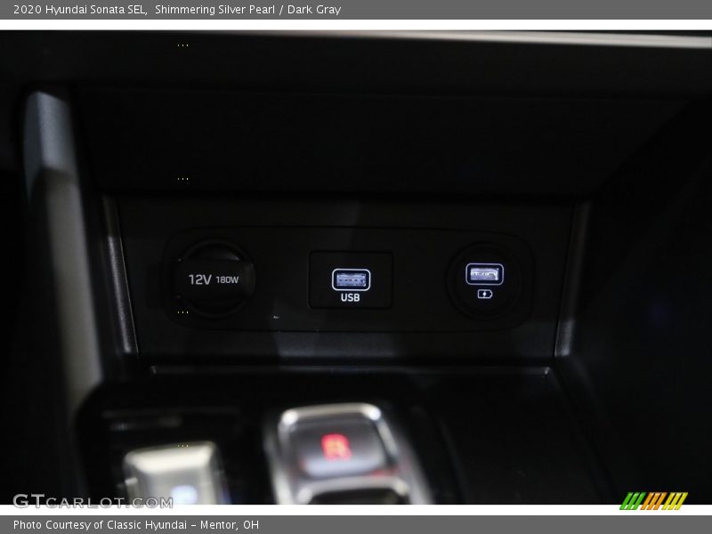 Shimmering Silver Pearl / Dark Gray 2020 Hyundai Sonata SEL