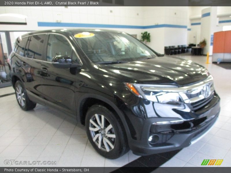 Crystal Black Pearl / Black 2020 Honda Pilot EX-L AWD