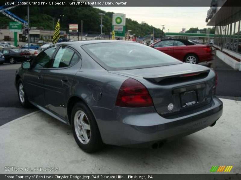Greystone Metallic / Dark Pewter 2004 Pontiac Grand Prix GT Sedan